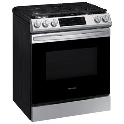Samsung 30" 6 cu. ft. Smart Slide-In Gas Range & Reviews